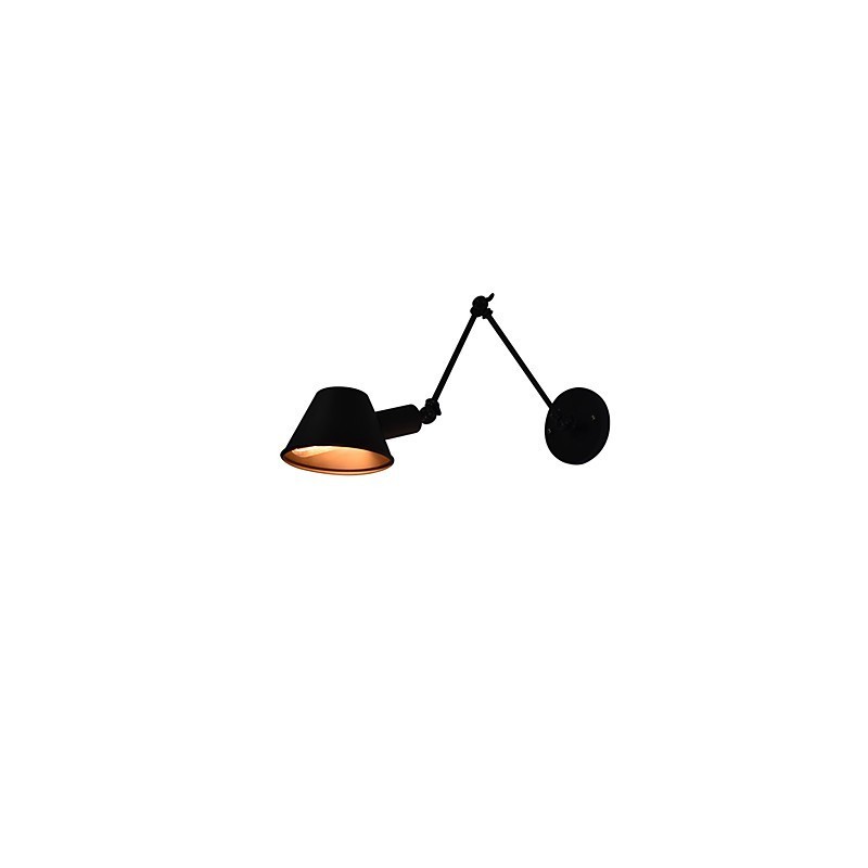 Wandleuchte Wandleuchten Wand Eisen Wandlampe dumm schwarz Lichtschwert Lampe an der Wand