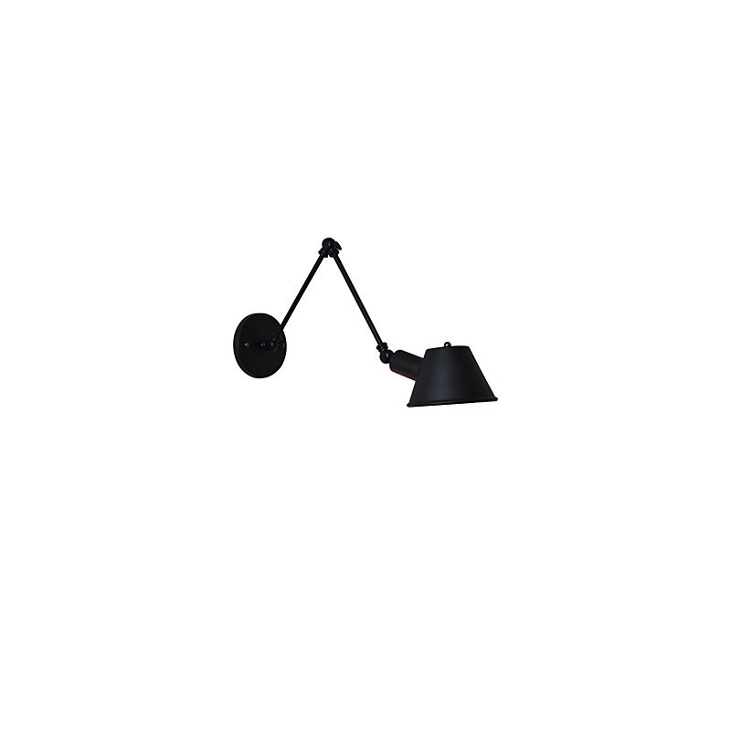 Wandleuchte Wandleuchten Wand Eisen Wandlampe dumm schwarz Lichtschwert Lampe an der Wand