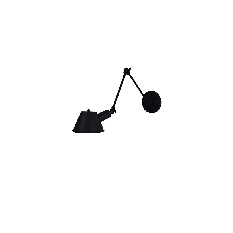 Wandleuchte Wandleuchten Wand Eisen Wandlampe dumm schwarz Lichtschwert Lampe an der Wand