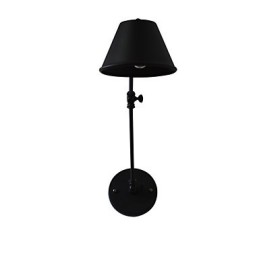 Wandleuchte Wandleuchten Wand Eisen Wandlampe dumm schwarz Lichtschwert Lampe an der Wand