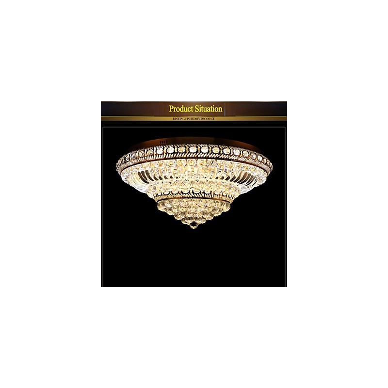 Moderne Luxus Kristall Deckenleuchte Absorbieren Kuppel Licht Durchmesser 60CM
