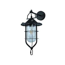 Licht lackiertem Stahl Wandleuchte dumm schwarz amerikanischen Kaffee Dekoration Retro Wandleuchte Lichtschwert Lampe an der Wand