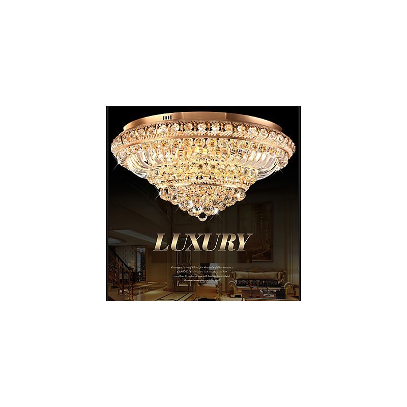 Moderne Luxus Kristall Deckenleuchte Absorbieren Kuppel Licht Durchmesser 60CM