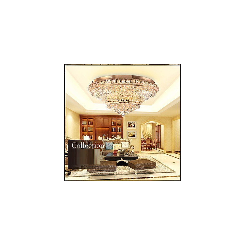 Moderne Luxus Kristall Deckenleuchte Absorbieren Kuppel Licht Durchmesser 60CM