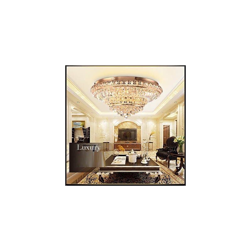 Moderne Luxus Kristall Deckenleuchte Absorbieren Kuppel Licht Durchmesser 60CM