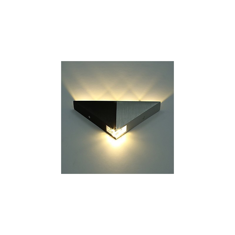 Moderne Dreieck-Wandleuchter-Leuchte für den Innenbereich, Flur, Up- und Down-Wandleuchte, Spot-Licht, Aluminium, dekorative Beleuchtung für Studio-Restaurants