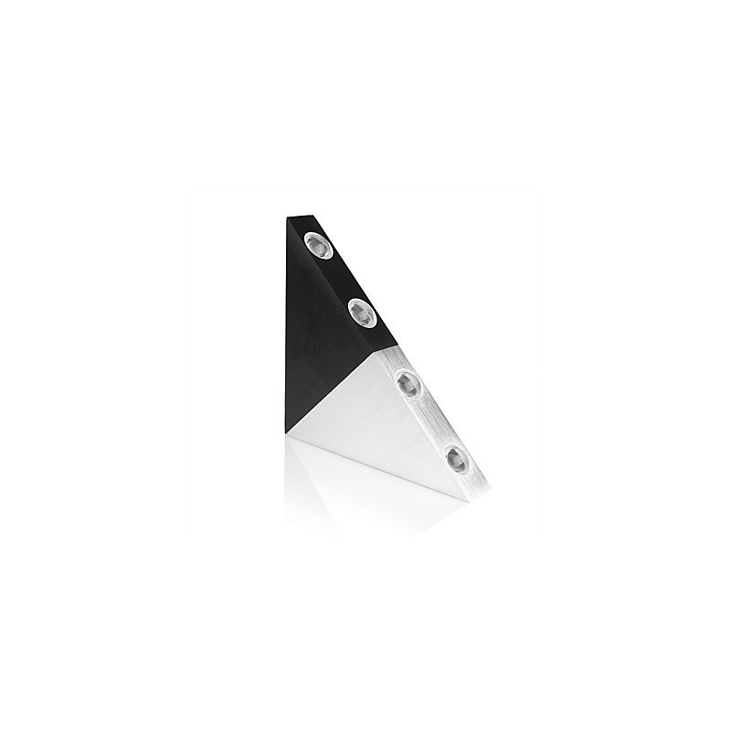 Moderne Dreieck-Wandleuchter-Leuchte für den Innenbereich, Flur, Up- und Down-Wandleuchte, Spot-Licht, Aluminium, dekorative Beleuchtung für Studio-Restaurants