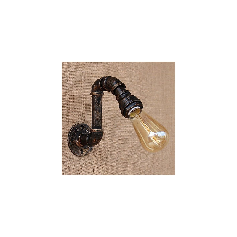 Nostalgie Einfache Wasserpfeife Dekorative Kleine Wandleuchte Wandleuchte
