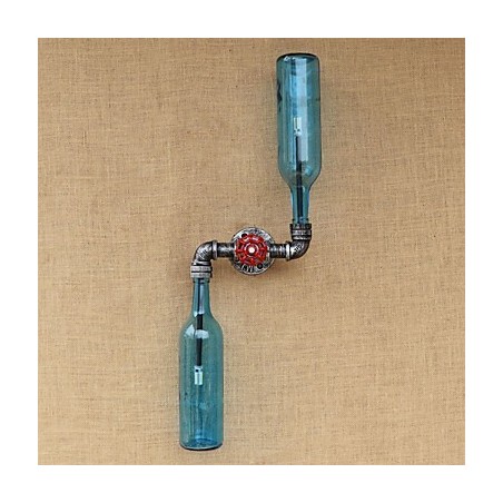 Schmiedeeisen Loft Die Flasche Rohr Flasche Wand Lampe Regal Schmiedeeisen Loft Die Flasche Rohr Flasche Wand Lampe Regal