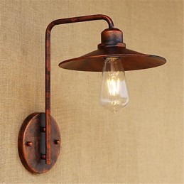 Modernes, zeitgenössisches rustikales Lodge-Malerei-Feature für Downlight-Wandleuchten im Mini-Stil