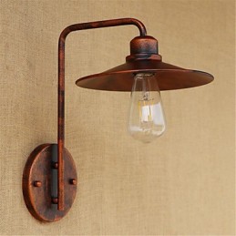 Modernes, zeitgenössisches rustikales Lodge-Malerei-Feature für Downlight-Wandleuchten im Mini-Stil