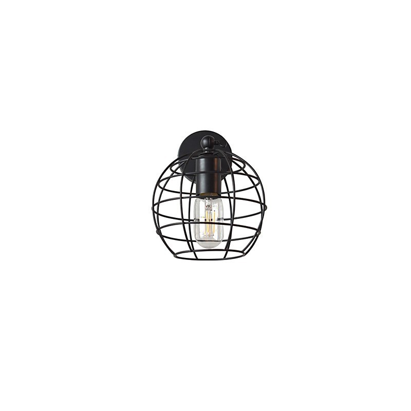 Ziegel Hohl Runde Eisen Wand Lampe Dumm Schwarz Amerikanischen Dekoration Lichtschwert Lampe Auf Wand