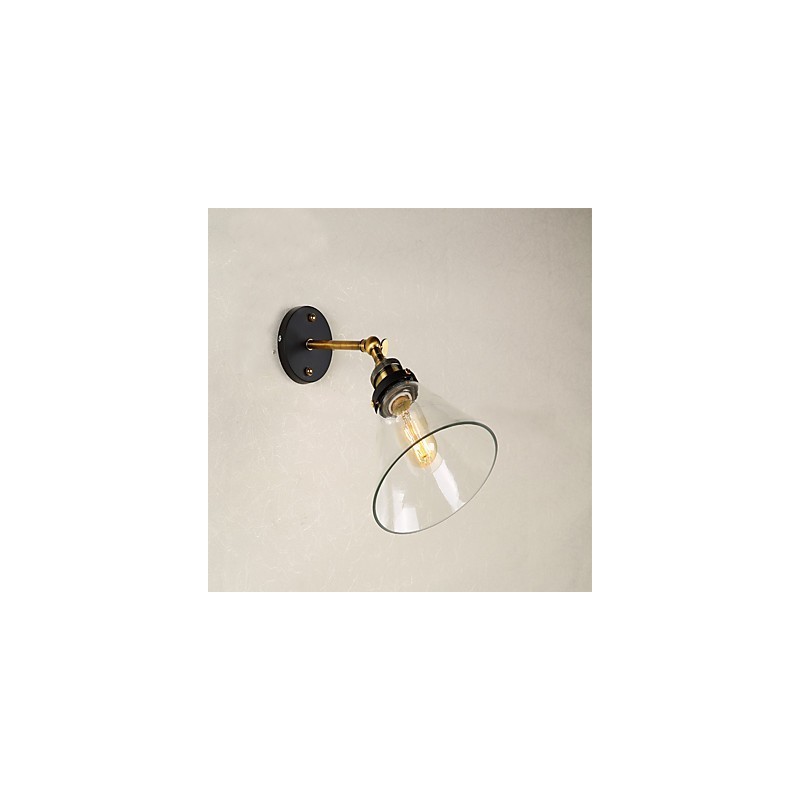 Moderne zeitgenössische traditionelle klassische rustikale Lodge Vintage galvanisierte Funktion für Downlight-Wandleuchten
