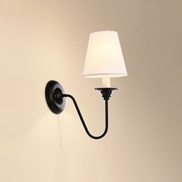 Rustic Lodge Wandleuchter mit schwarzem Oxid-Finish, Funktion zum Schutz der Augen, Umgebungslicht