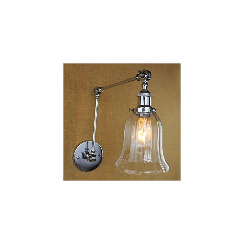 Country Retro Galvanisierte Funktion für Mini-Stil Augenschutz Umgebungslicht Schwenkarmleuchten Wand