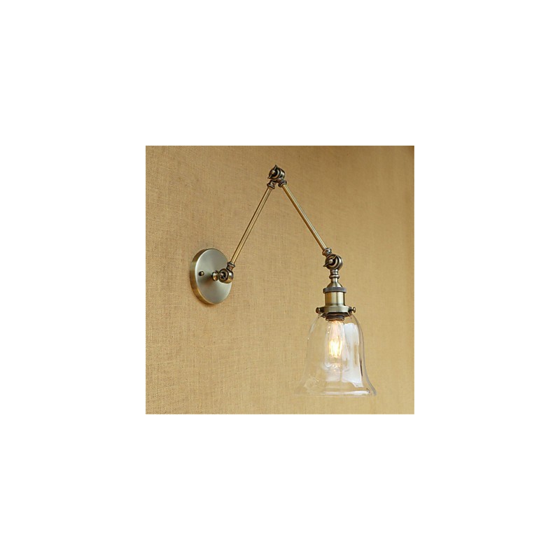 Country Retro Galvanisierte Funktion für Mini-Stil Augenschutz Umgebungslicht Schwenkarmleuchten Wand
