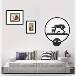 Die nordische moderne minimalistische Aluminium-TV-Wandlampe Gangtreppe Schlafzimmer Nachttischlampe Wandlampe Hotelkorridorlichter