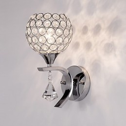 Max Crystal Moderne zeitgenössische galvanisierte Funktion für Kristall-Ambiente-Licht-Wandleuchten Wandleuchte