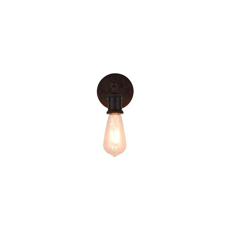 Wandleuchte Wandleuchten Wand Eisen Wandlampe dumm schwarz Lichtschwert Lampe an der Wand