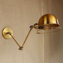 Industrielle Retro-Wandleuchte im europäischen Stil, Dorfcharakterbeleuchtung, dekorative Wandleuchte mit Eisenarm