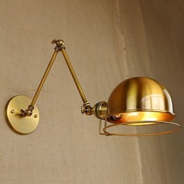 Industrielle Retro-Wandleuchte im europäischen Stil, Dorfcharakterbeleuchtung, dekorative Wandleuchte mit Eisenarm