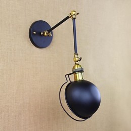 Industrielle Retro-Wandleuchte im europäischen Stil, Dorfcharakterbeleuchtung, dekorative Wandleuchte mit Eisenarm