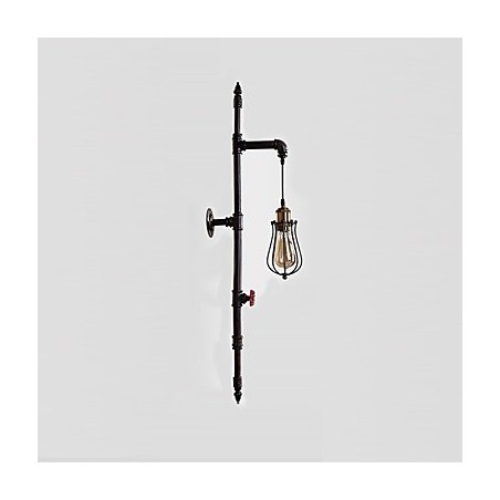 Retro Industrielle Rohrwandleuchten Einfache Loft Schwarz Vogelkäfig Metall Wohnzimmer Esszimmer Küche Bar Café Dekoration Beleuchtung Retro Industrielle Rohrwandleuchten Einfache Loft Schwarz Vogelkäfig Metall Wohnzimmer Esszimmer Küche Bar Café Dekoration Beleuchtung