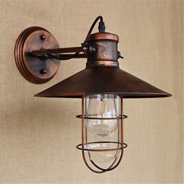 Rustikale Lodge Country Retro-Malerei-Funktion für Mini-Stil Downlight Wandleuchten