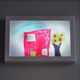 Integrierte moderne zeitgenössische moderne zeitgenössische Malerei-Funktion für Ambient Light Wandleuchten
