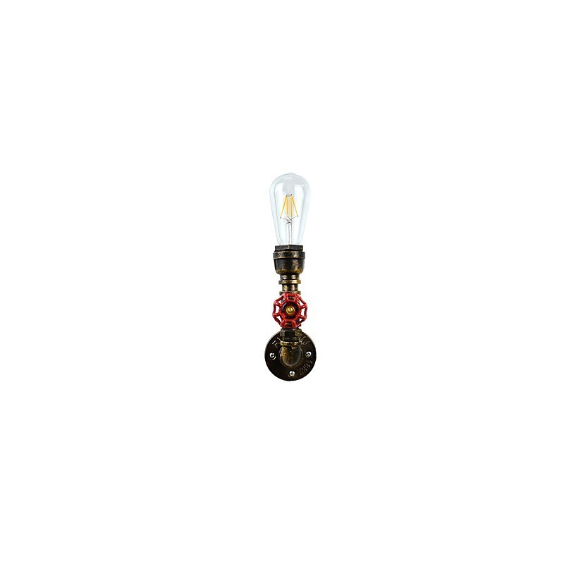 Wandleuchte Wandleuchten Wand Eisen Wandlampe dumm schwarz Lichtschwert Lampe an der Wand