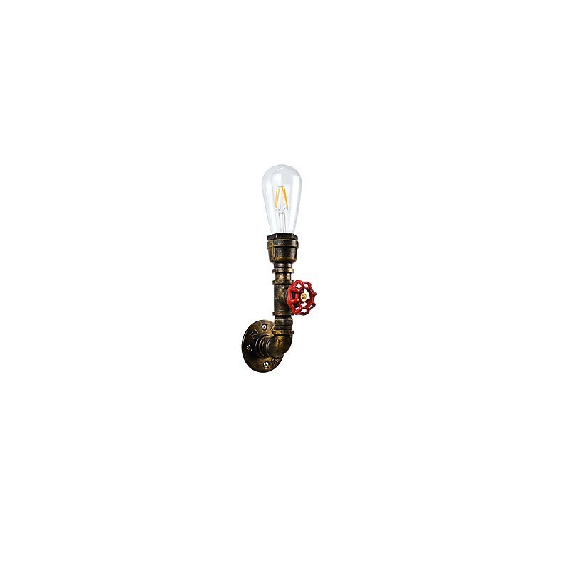 Wandleuchte Wandleuchten Wand Eisen Wandlampe dumm schwarz Lichtschwert Lampe an der Wand