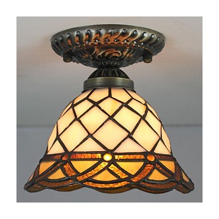 Europäische ländliche kreative Kunst Buntglas absorbieren Kuppellampe Licht Europäische ländliche kreative Kunst Buntglas absorbieren Kuppellampe Licht