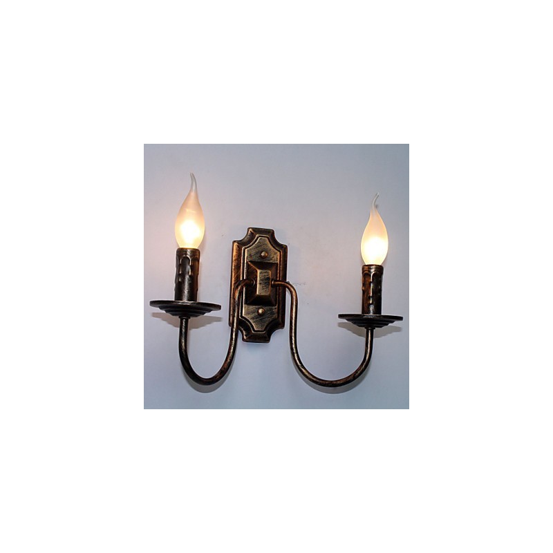 Retro Einfache Wand Lampe Korridor Flur Doppel Kopf Lampe Schlafzimmer Wohnzimmer Wand Lampe Beleuchtung