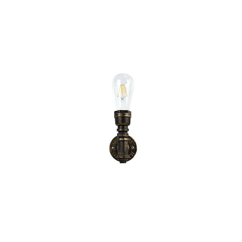 Wandleuchte Wandleuchten Wand Eisen Wandlampe dumm schwarz Lichtschwert Lampe an der Wand