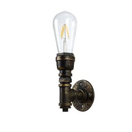 Wandleuchte Wandleuchten Wand Eisen Wandlampe dumm schwarz Lichtschwert Lampe an der Wand