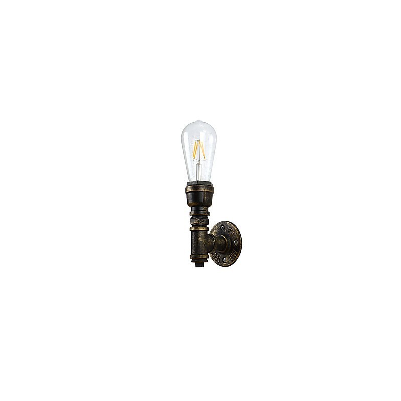 Wandleuchte Wandleuchten Wand Eisen Wandlampe dumm schwarz Lichtschwert Lampe an der Wand