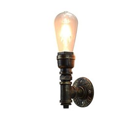 Wandleuchte Wandleuchten Wand Eisen Wandlampe dumm schwarz Lichtschwert Lampe an der Wand