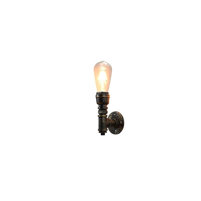 Wandleuchte Wandleuchten Wand Eisen Wandlampe dumm schwarz Lichtschwert Lampe an der Wand