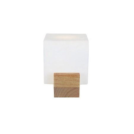 Einfache Wandlampe, Nachttischlampe mit Glasschirm und Massivholz für Schlafzimmer, Kommode, Wohnzimmer, Babyzimmer, Studentenwohnheim, Couchtisch, Bücherregal Einfache Wandlampe, Nachttischlampe mit Glasschirm und Massivholz für Schlafzimmer, Kommode, Wohnzimmer, Babyzimmer, Studentenwohnheim, Couchtisch, Bücherregal