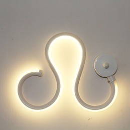 Moderne minimalistische Lampe Aluminiumlampe Schlafzimmer Nachttischlampe Dekoration Designer geformte Flurbeleuchtung kreative Wohnzimmerlampen