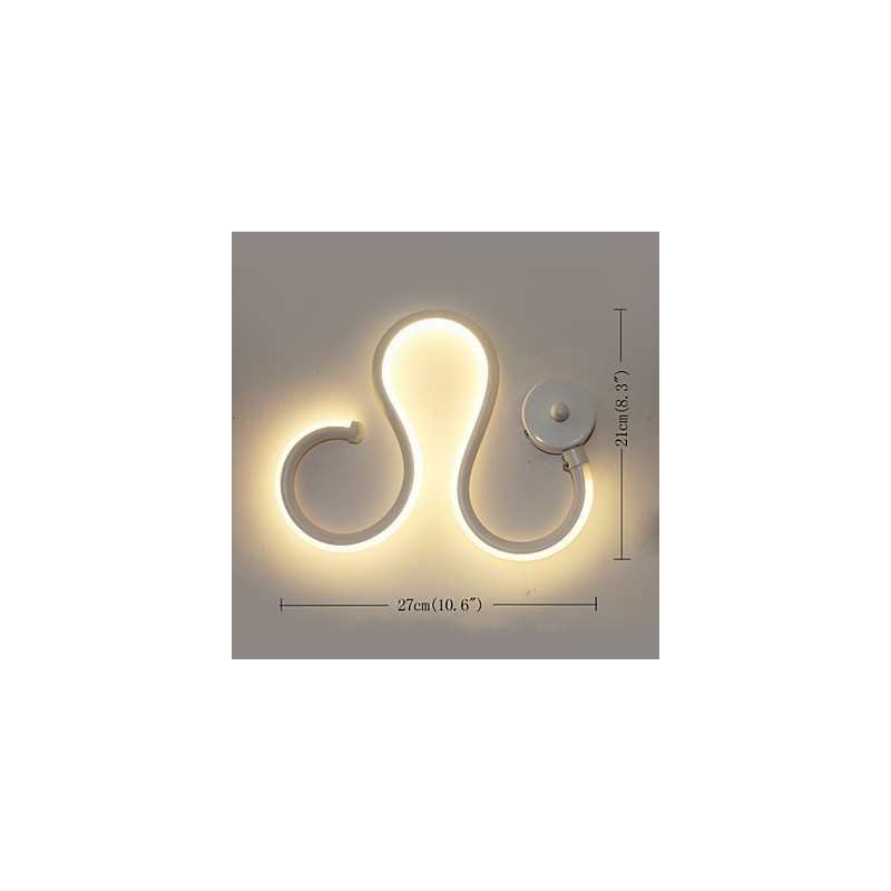 Moderne minimalistische Lampe Aluminiumlampe Schlafzimmer Nachttischlampe Dekoration Designer geformte Flurbeleuchtung kreative Wohnzimmerlampen