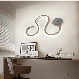 Moderne minimalistische Lampe Aluminiumlampe Schlafzimmer Nachttischlampe Dekoration Designer geformte Flurbeleuchtung kreative Wohnzimmerlampen