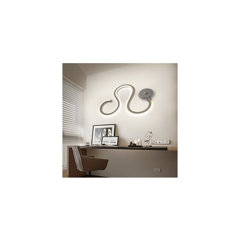 Moderne minimalistische Lampe Aluminiumlampe Schlafzimmer Nachttischlampe Dekoration Designer geformte Flurbeleuchtung kreative Wohnzimmerlampen