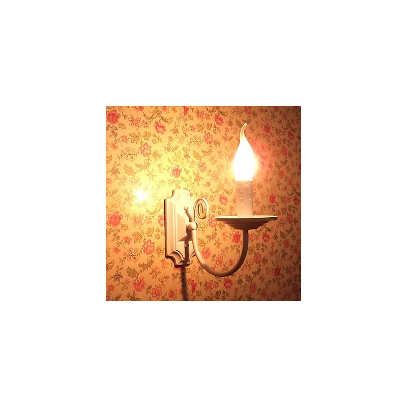 Einfache Moderne Wandleuchte Kerze Einzelkopflampe Flur Nachttischlampe