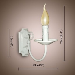 Einfache Moderne Wandleuchte Kerze Einzelkopflampe Flur Nachttischlampe