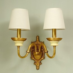 Einfaches Landhaus, traditionelles klassisches Messing-Feature für Wandleuchten im Mini-Stil, Uplight-Wandleuchter