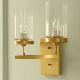 Traditionelles klassisches Landhaus-Messing-Feature für Wandleuchten im Mini-Stil