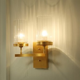 Traditionelles klassisches Landhaus-Messing-Feature für Wandleuchten im Mini-Stil