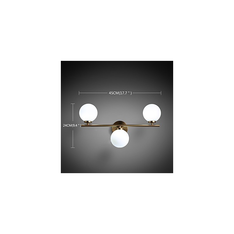 Glas-Wandleuchte, moderne zeitgenössische Bronze-Funktion für Mini-Stil Uplight Wandleuchten Wandleuchte