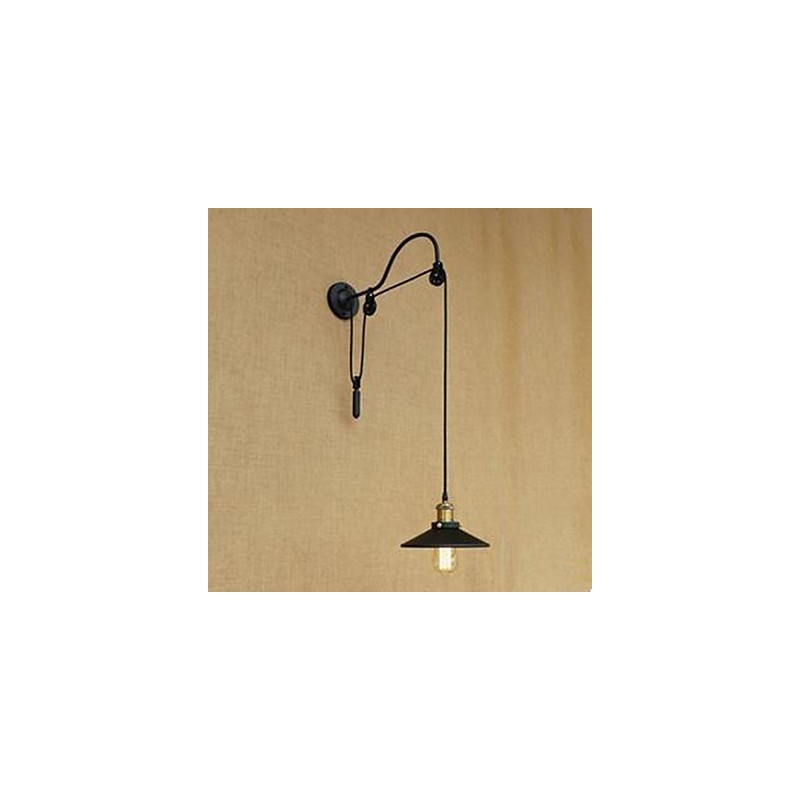 Heben Esszimmer Wand Lampe Mit Einstellbarer Gewinde Länge Von Retro Kreative Charakter Schlafzimmer Wand Lampe Eisen
